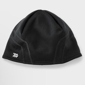 All in Motion Black Recycled Polyester Powerstretch Beanie